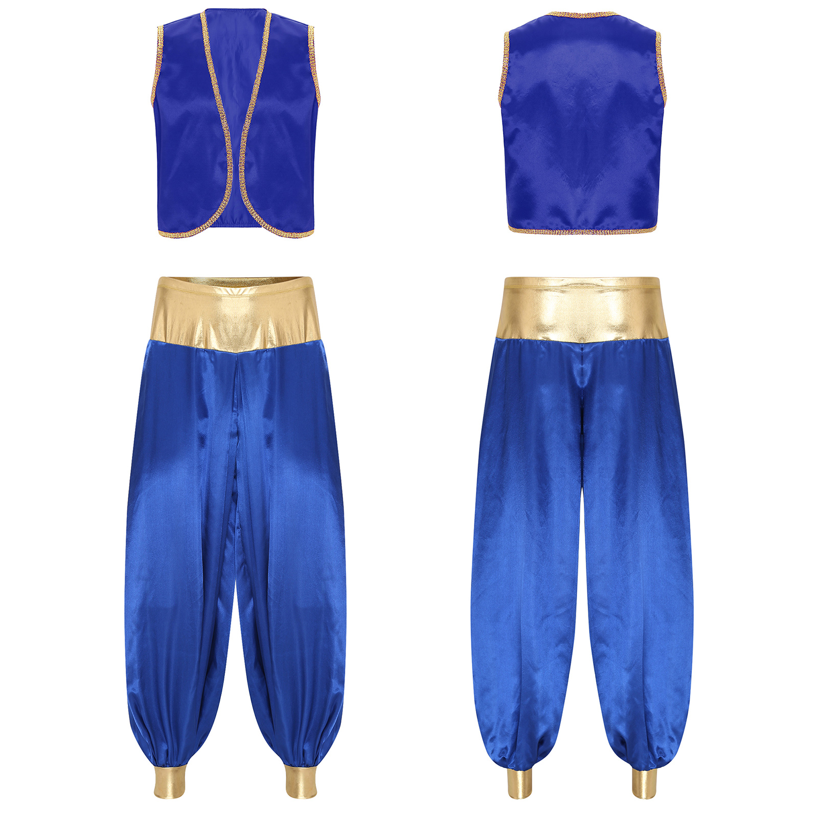 Men Formal Wear Vest - Men Arabian Prince Outfit Aladin Cosplay