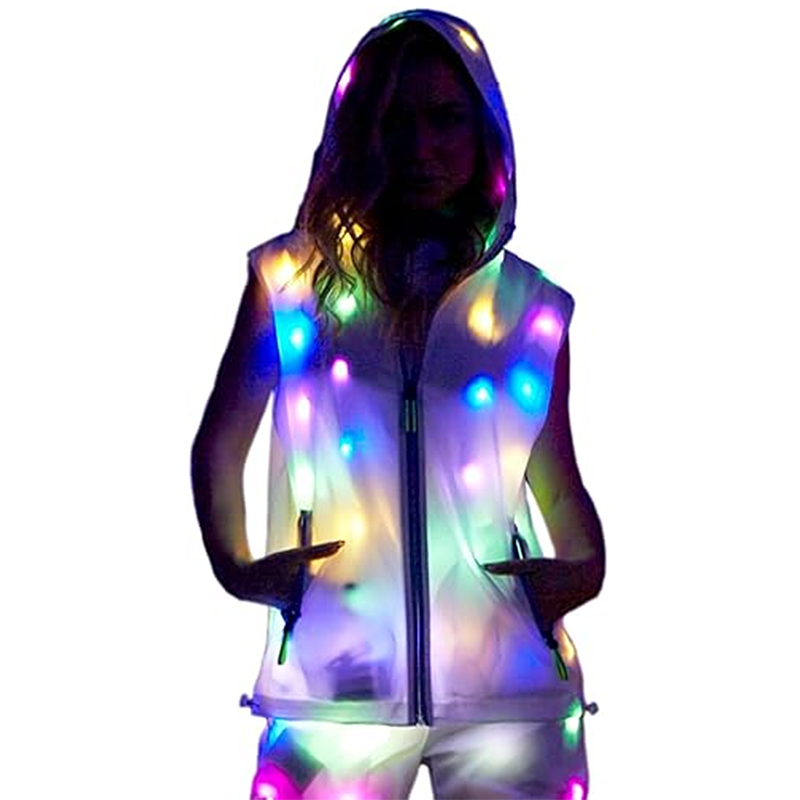 Men Formal Wear Vest - LED Flash Vest Light Up Jacket