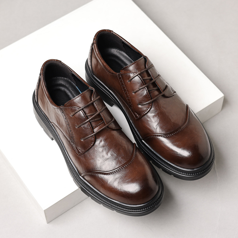Men's leather shoes for casual - Men'S Formal Office Wear Shoes のレビューと価格