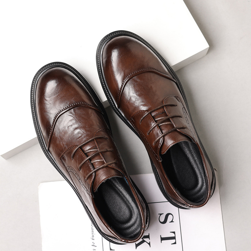 Men's leather shoes for casual - Men'S Formal Office Wear Shoes のレビューと価格