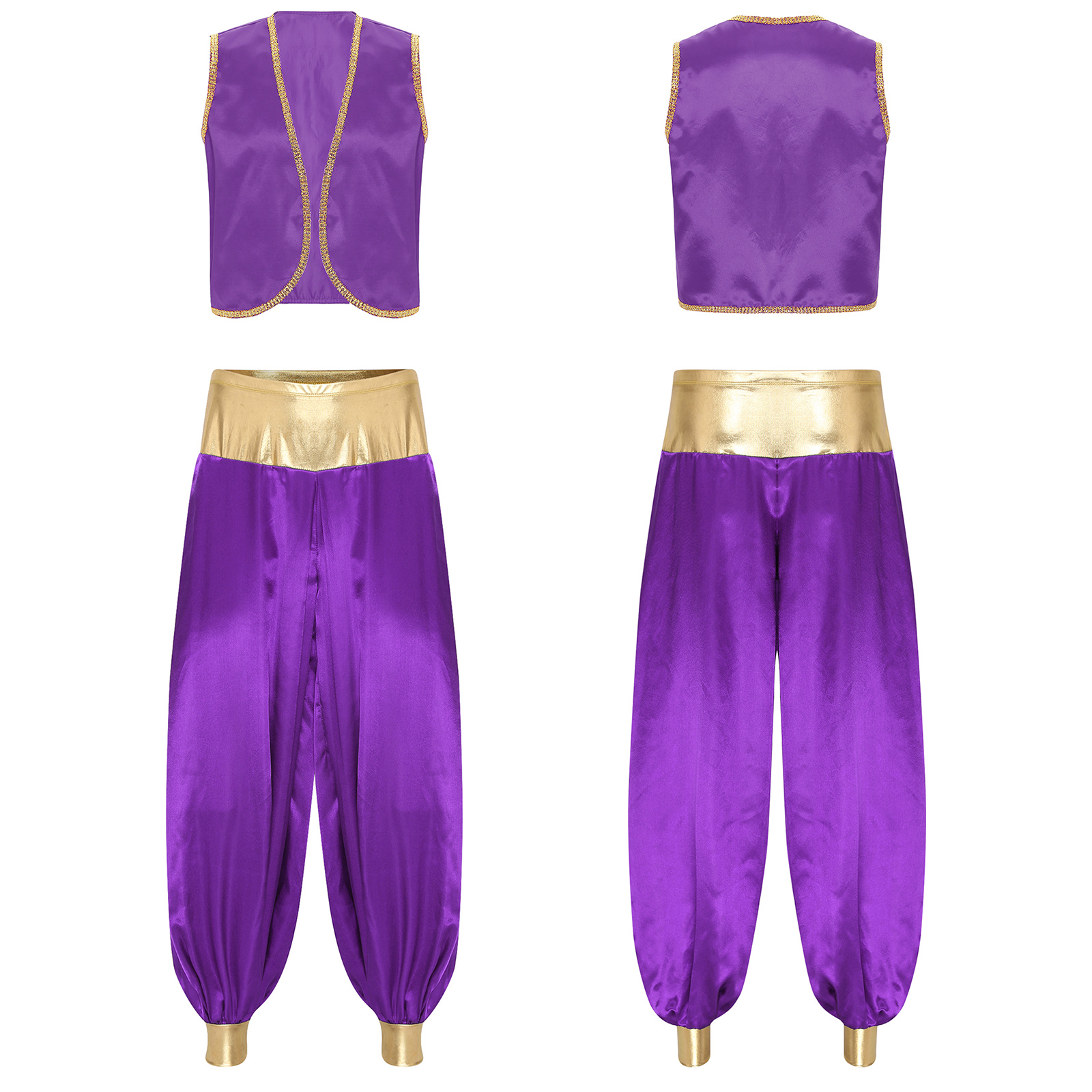 Men Arabian Prince Outfit Alad - Men Formal Wear Vest のレビューと価格
