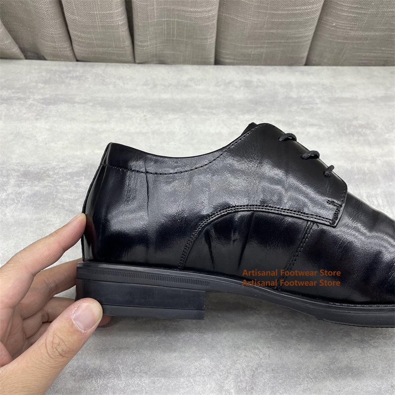 Men's Black Leather Oxford Sho - Men'S Formal Office Wear Shoes のレビューと価格
