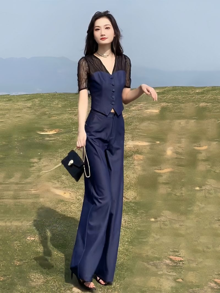 Wide Leg Women's Pants Two Pie - Men'S Formal Style のレビューと価格