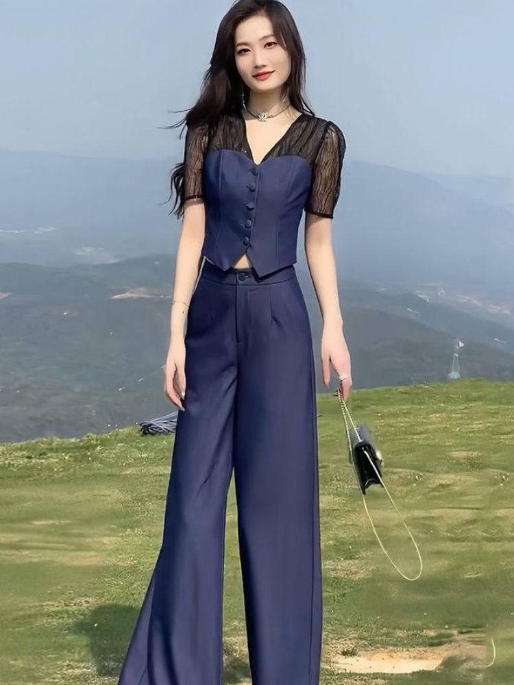 Wide Leg Women's Pants Two Pie - Men'S Formal Style のレビューと価格