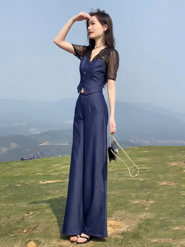 Wide Leg Women's Pants Two Pie - Men'S Formal Style のレビューと価格
