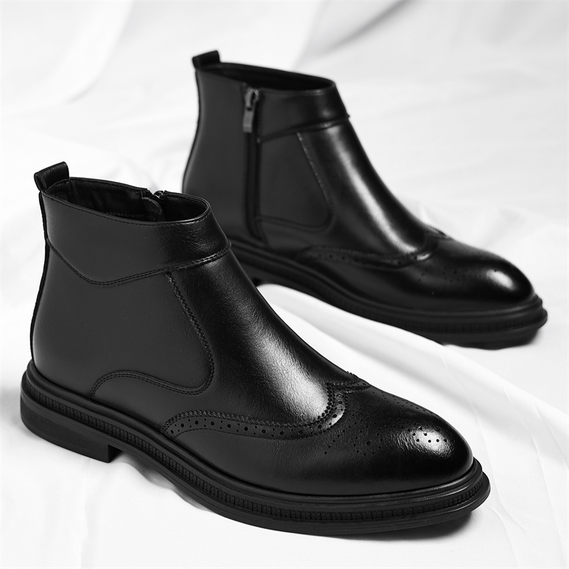 Autumn  Winter Thick Soled Men - Men'S Formal Wear In Winter のレビューと価格