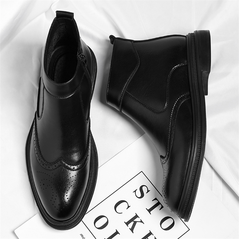 Autumn  Winter Thick Soled Men - Men'S Formal Wear In Winter のレビューと価格