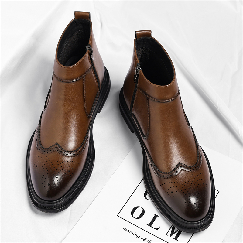 Autumn  Winter Thick Soled Men - Men'S Formal Wear In Winter のレビューと価格