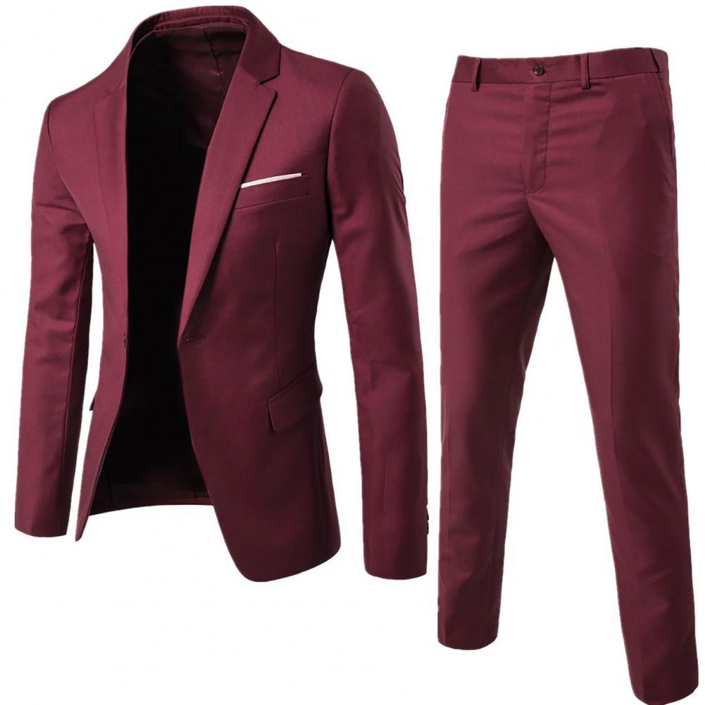 Men Pants Set Groom Wedding Bl - Men Formal Wear Wedding のレビューと価格