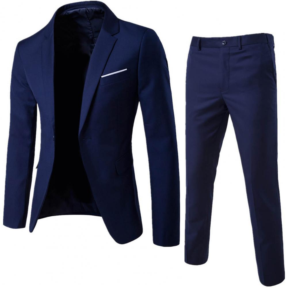 Men Pants Set Groom Wedding Bl - Men Formal Wear Wedding のレビューと価格