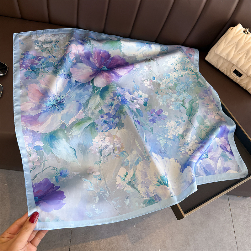 2026 New Floral Print Silk Squ - Silk Tie Woven のレビューと価格
