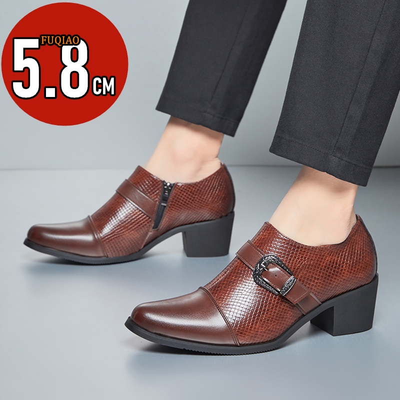 Vintage Style Men's High Heel  - Men'S Formal Style のレビューと価格