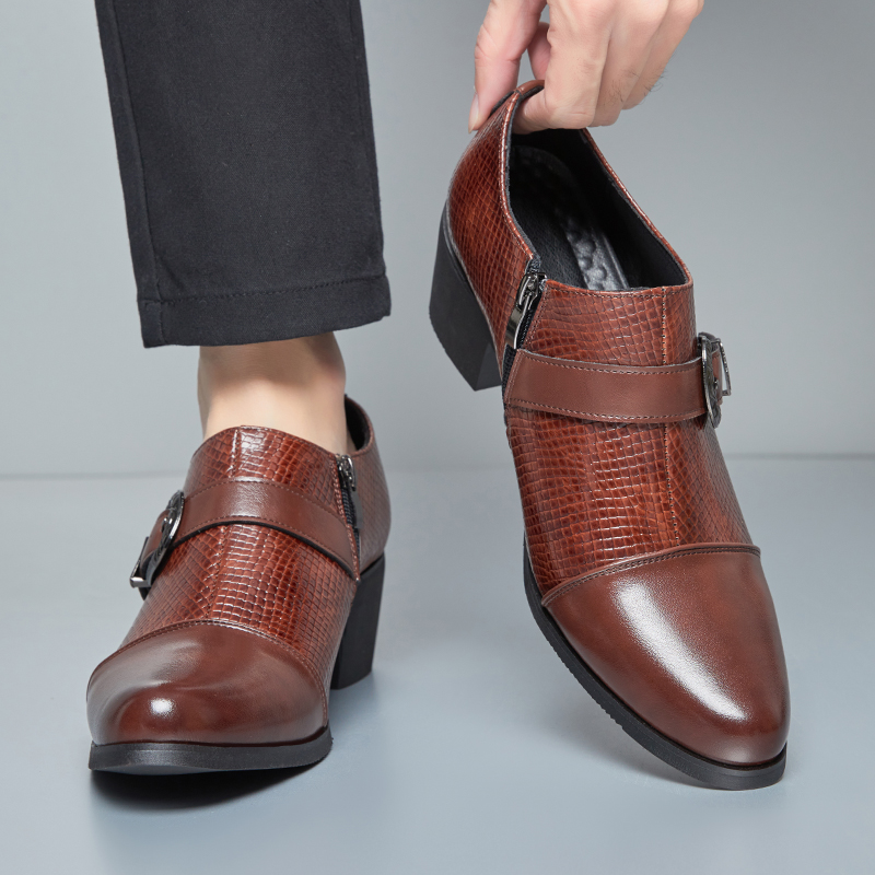 Vintage Style Men's High Heel  - Men'S Formal Style のレビューと価格