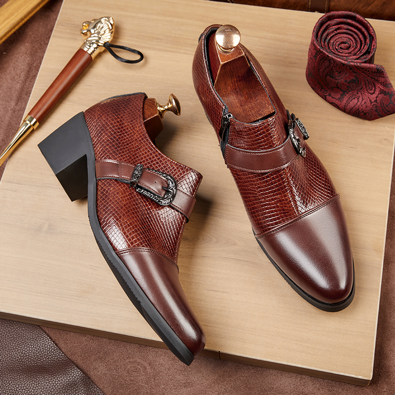 Vintage Style Men's High Heel  - Men'S Formal Style のレビューと価格