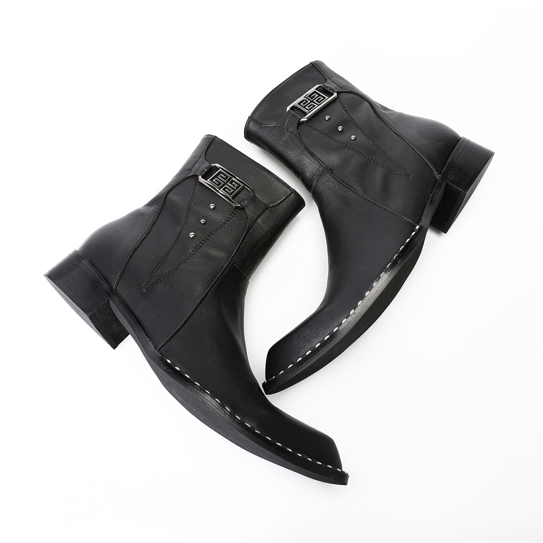 fashion black pointed toe men  - Men'S Formal Style のレビューと価格
