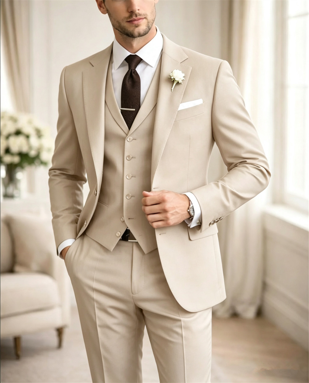 Tailor Made Coffee  Men’s Suit - Elegant Formal Men'S Wear のレビューと価格