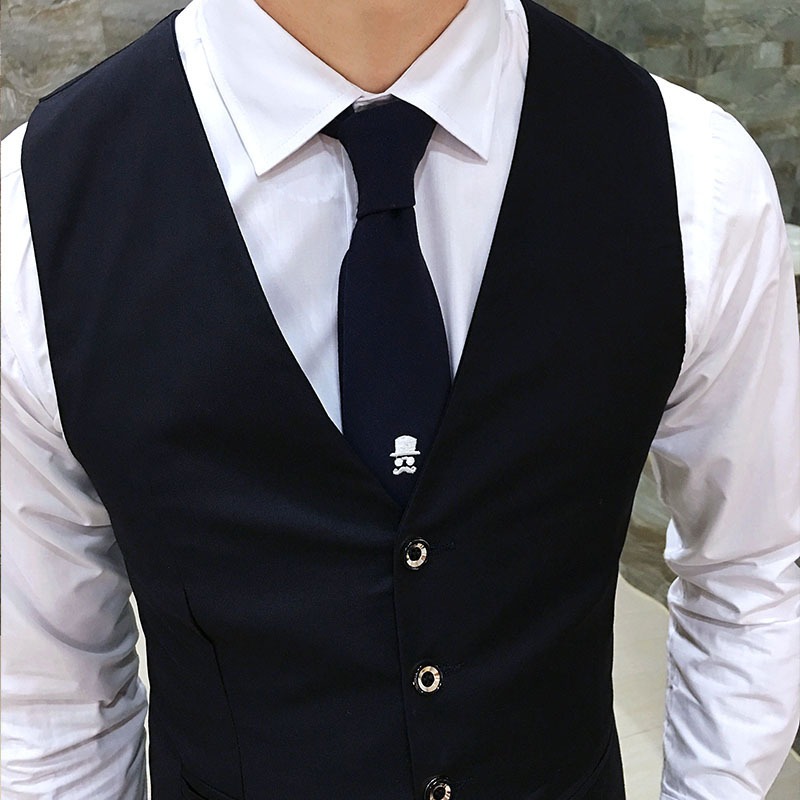 Men British Slim Fit Suit Vest - Elegant Formal Men'S Wear のレビューと価格