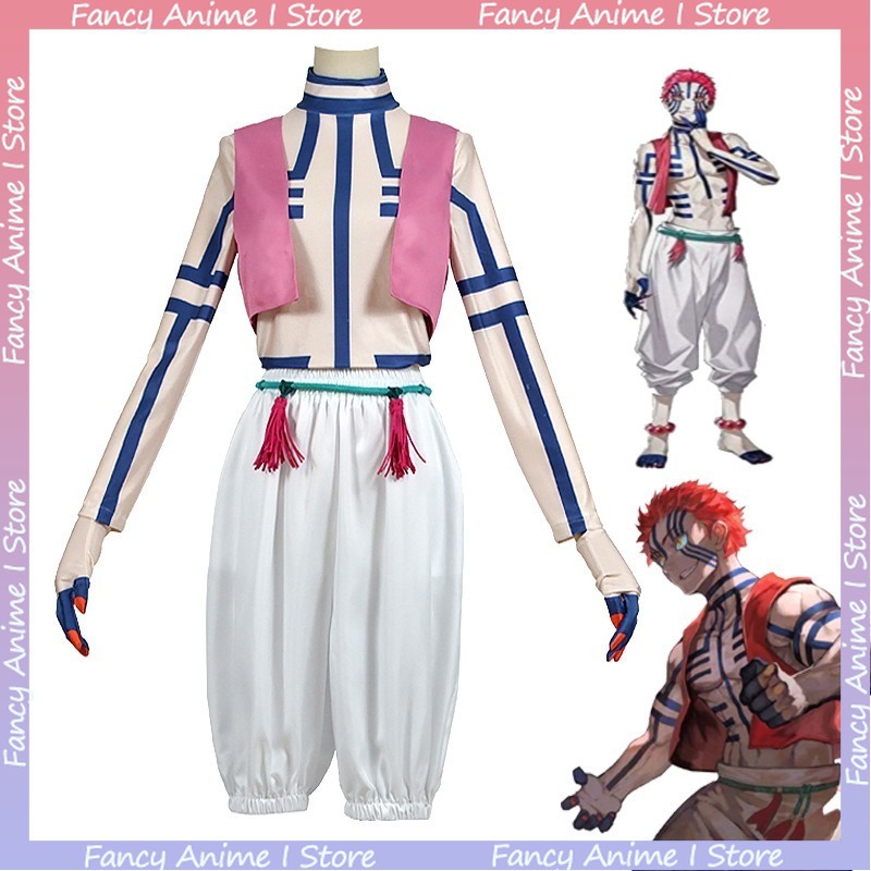 Anime Akaza Copsplay Costume H - Men Formal Wear Vest のレビューと価格