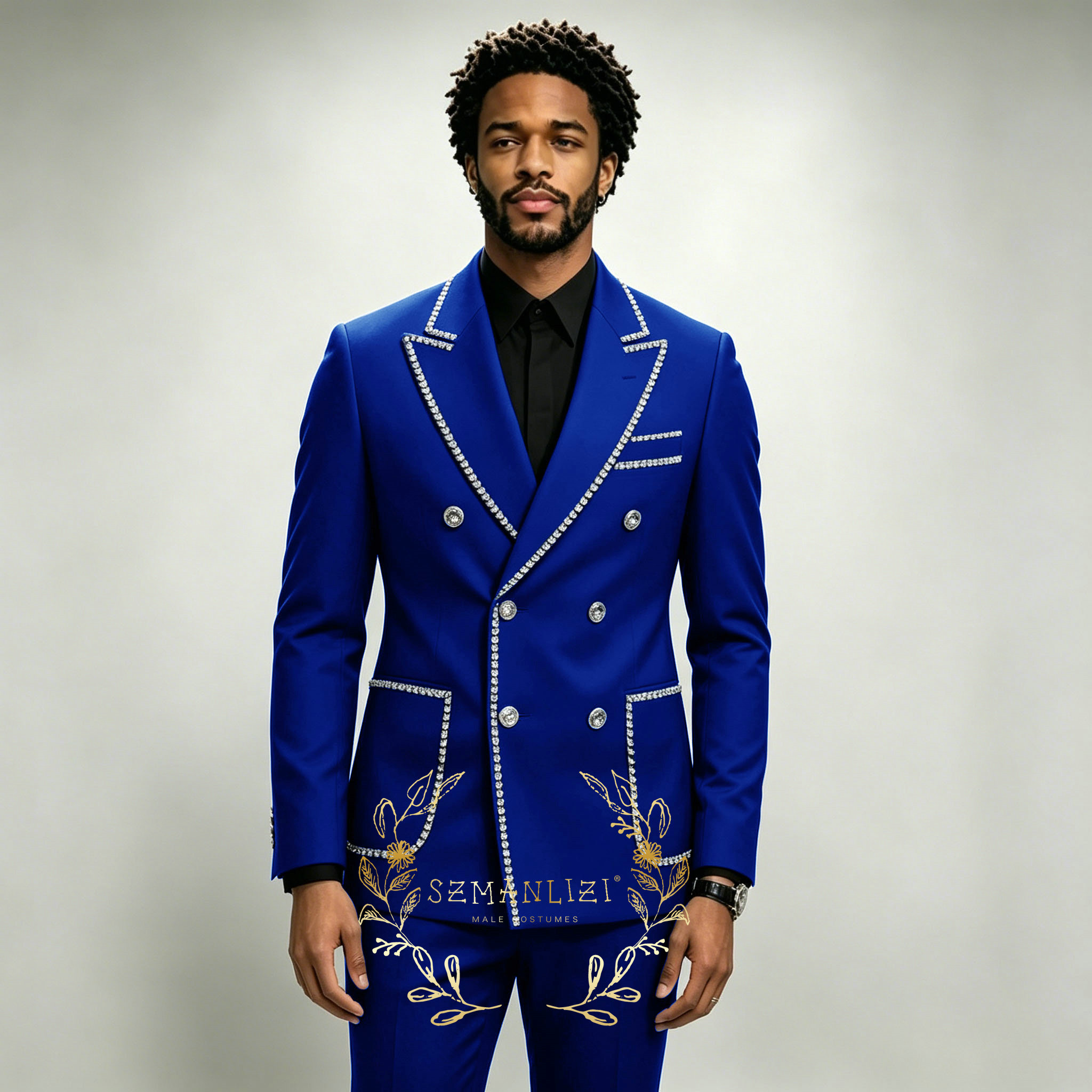 Luxury Men's Suits 2 Pieces Ro - Formal Wear For Men In Wedding のレビューと価格