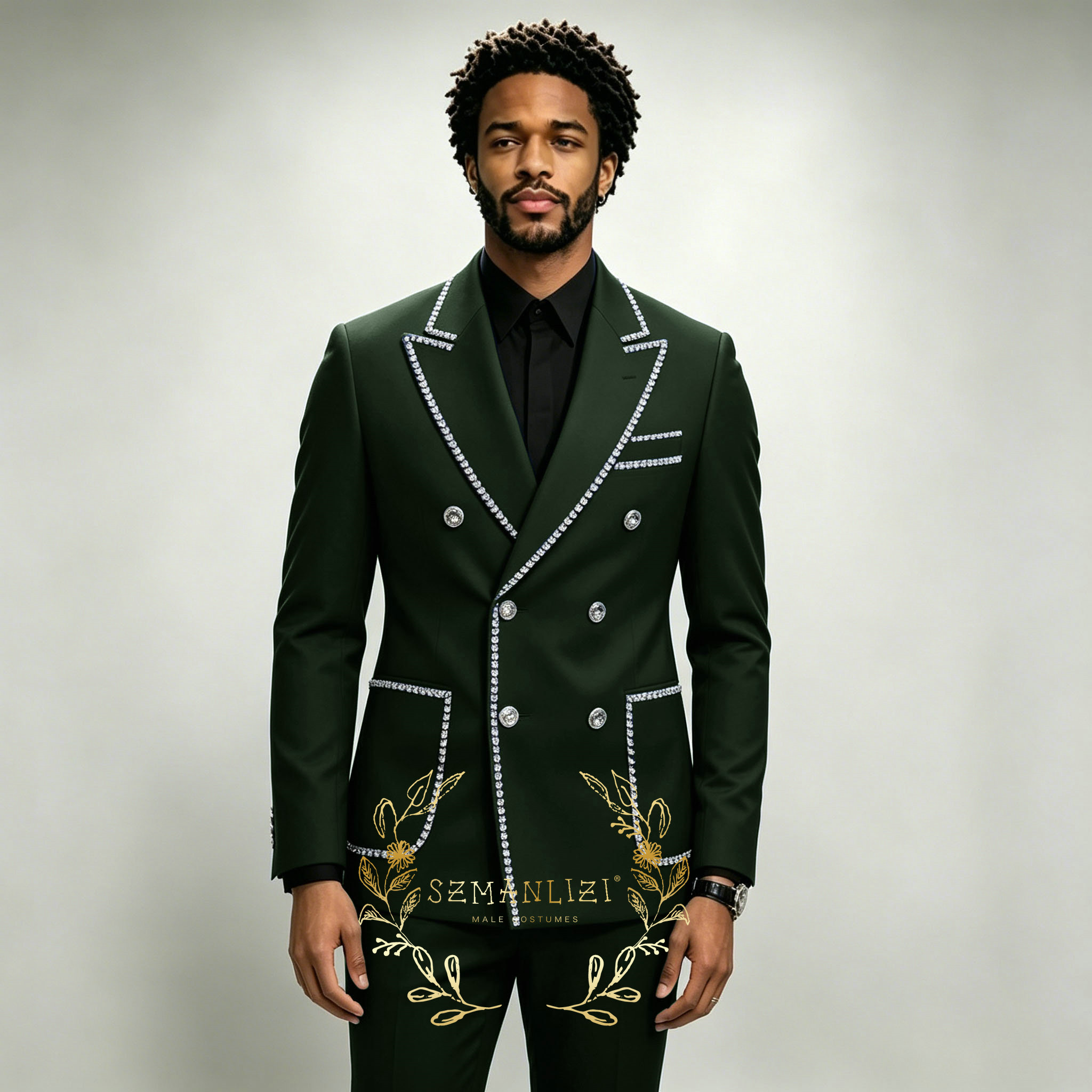 Luxury Men's Suits 2 Pieces Ro - Formal Wear For Men In Wedding のレビューと価格