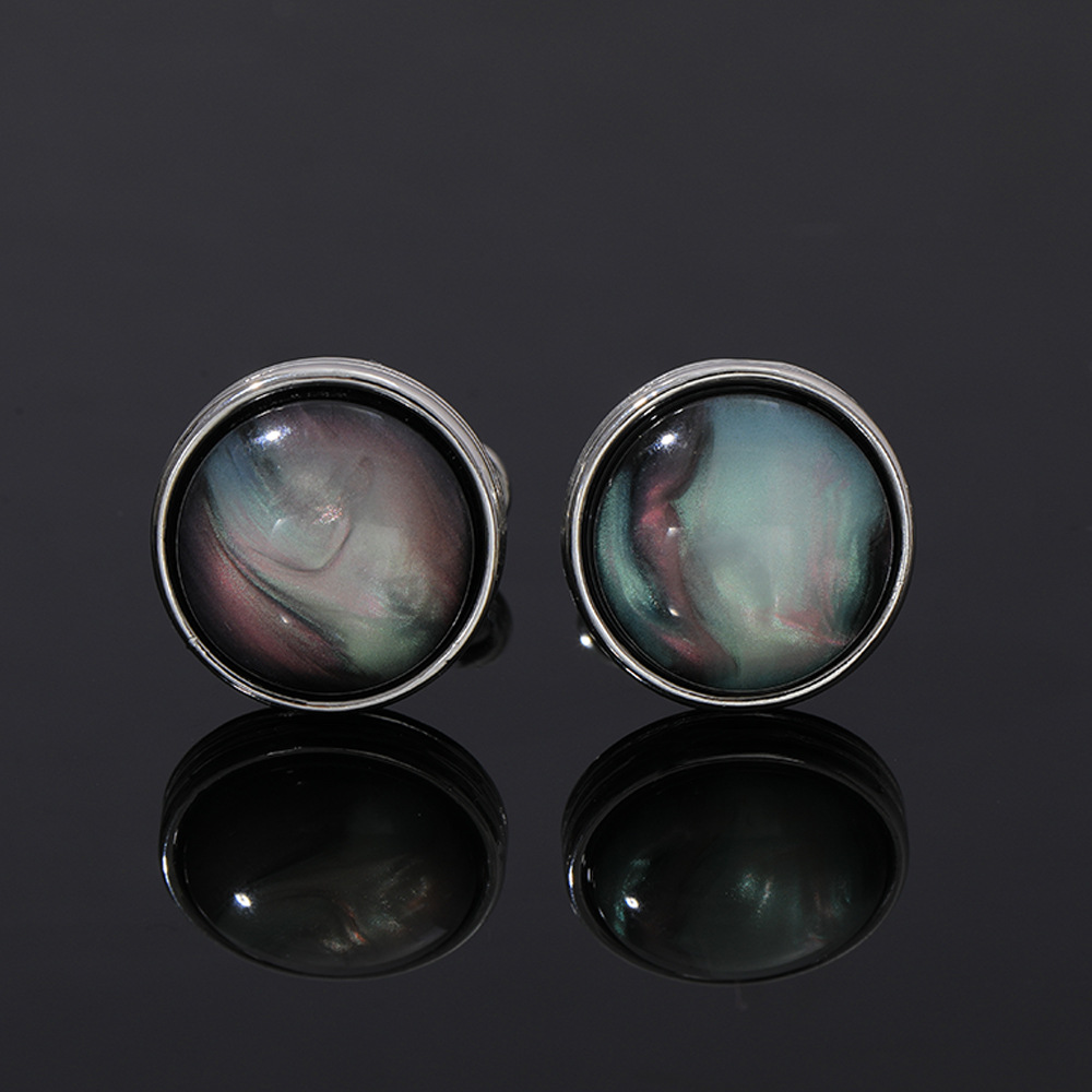 Round Crystal Cufflinks for Me - Men'S Formal Style のレビューと価格