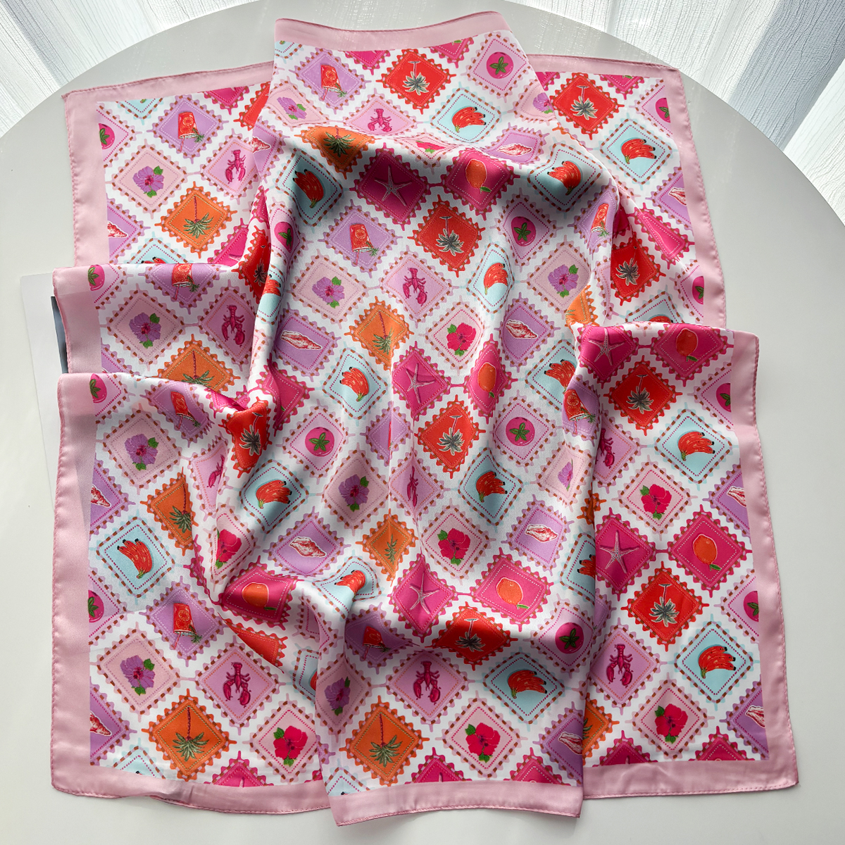 2026 Women Square Scarf Silk I - Silk Tie Woven のレビューと価格