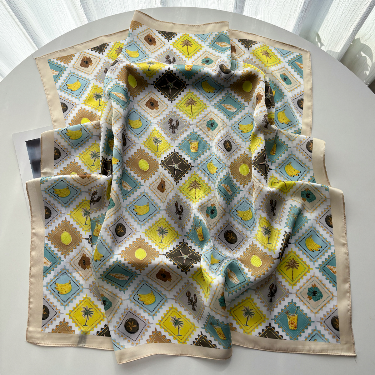 2026 Women Square Scarf Silk I - Silk Tie Woven のレビューと価格