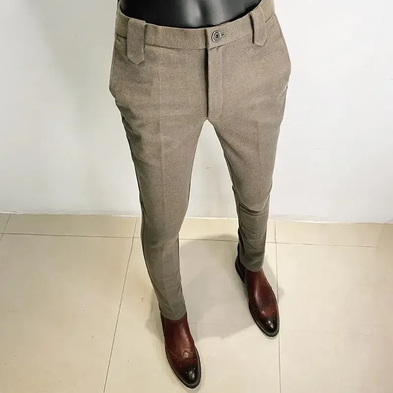 Autumn Winter Thickened Woolen - Men'S Formal Wear In Winter のレビューと価格