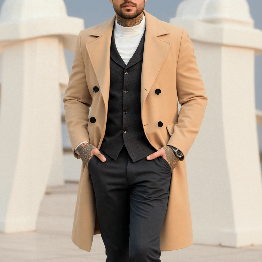 Men's Classic Double-Breasted  - Men'S Formal Wear In Winter のレビューと価格