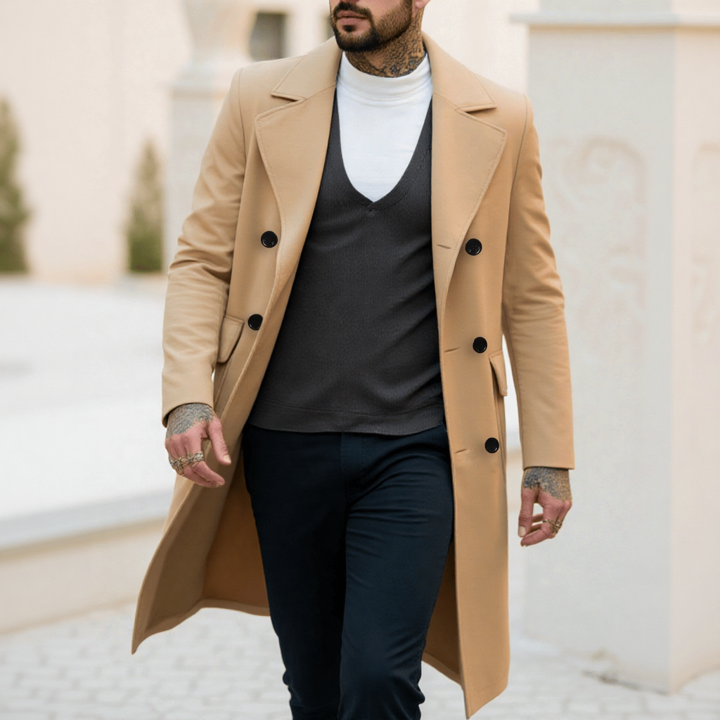 Men's Classic Double-Breasted  - Men'S Formal Wear In Winter のレビューと価格