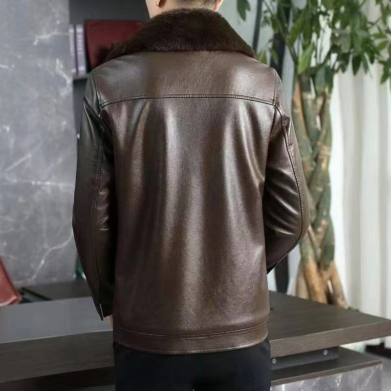Winter Leather Coat for Men Wa - Men'S Formal Wear In Winter のレビューと価格