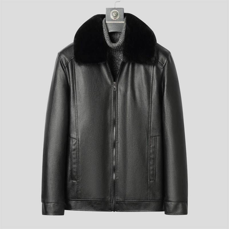 Winter Leather Coat for Men Wa - Men'S Formal Wear In Winter のレビューと価格