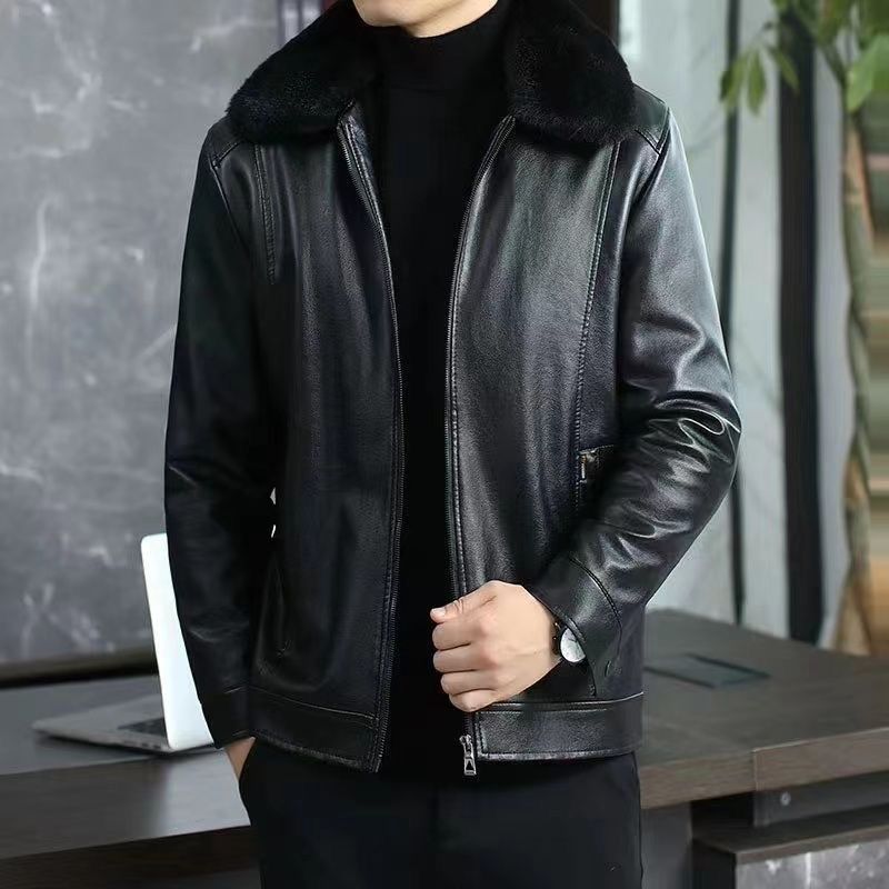Winter Leather Coat for Men Wa - Men'S Formal Wear In Winter のレビューと価格