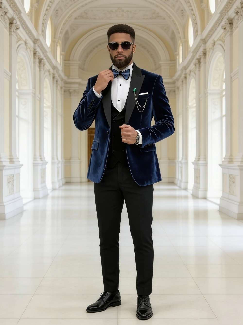 Luxurious Velvet Autumn Winter - Men'S Formal Wear In Winter のレビューと価格