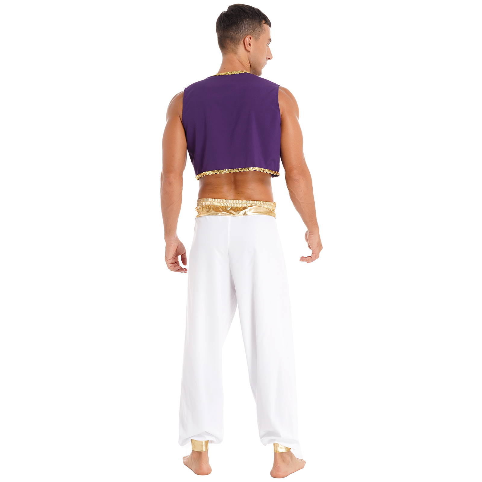 Arab King Prince Cosplay Costu - Men Formal Wear Vest のレビューと価格