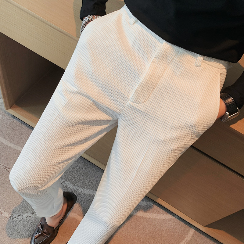 2024 Autumn New Waffle Stretch - Men'S Formal Style のレビューと価格