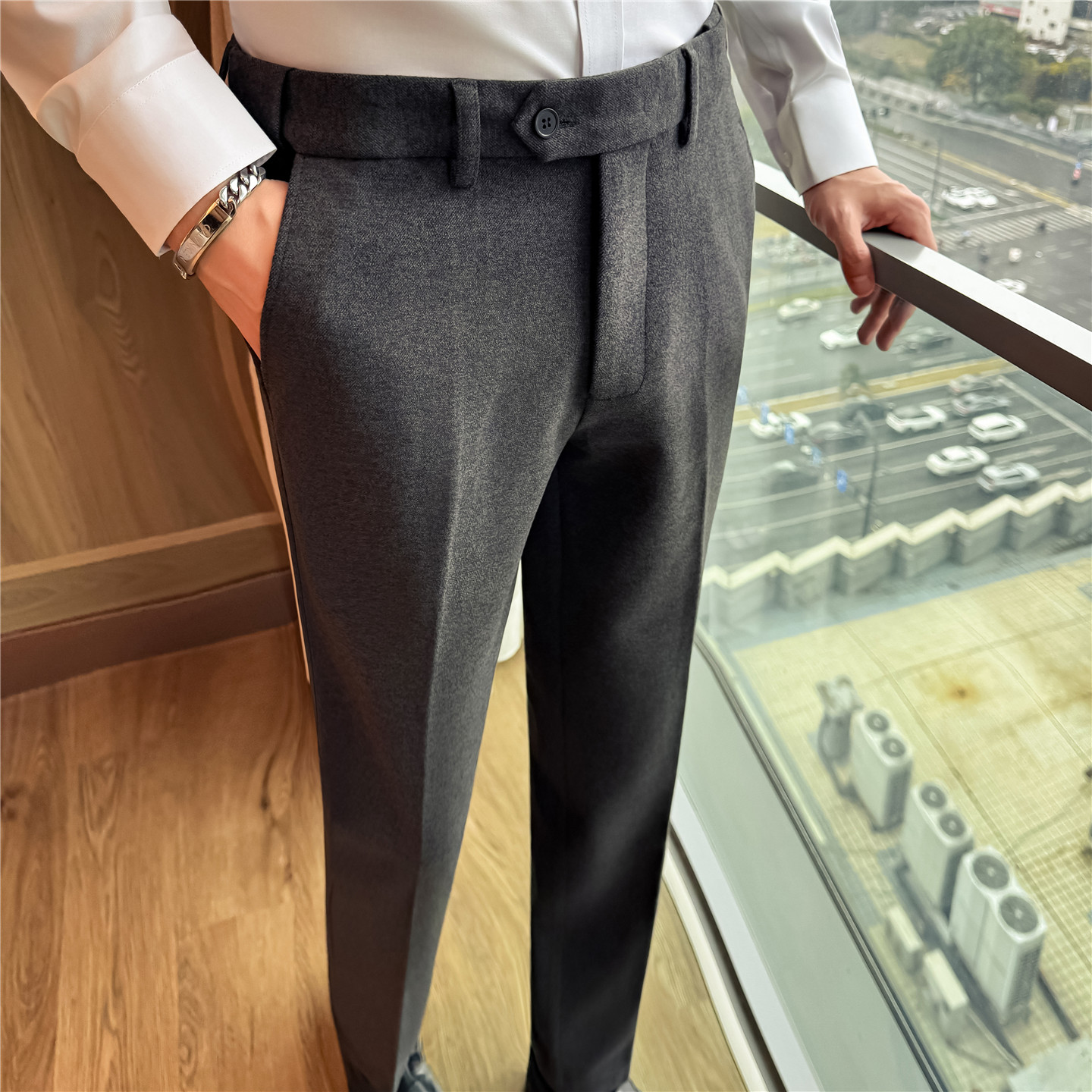 Men's Wool Blend Straight Dres - Men'S Formal Wear In Winter のレビューと価格