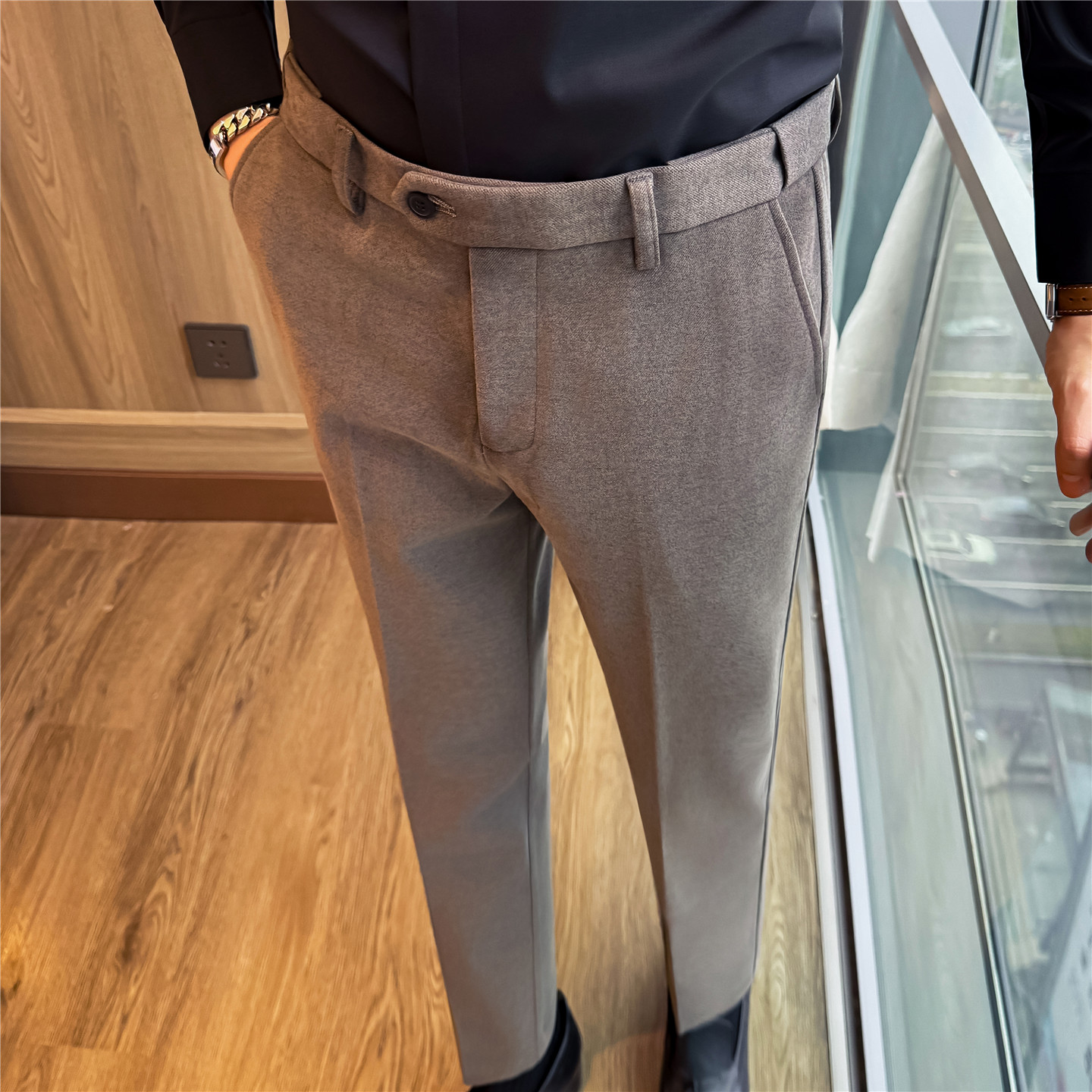 Men's Wool Blend Straight Dres - Men'S Formal Wear In Winter のレビューと価格