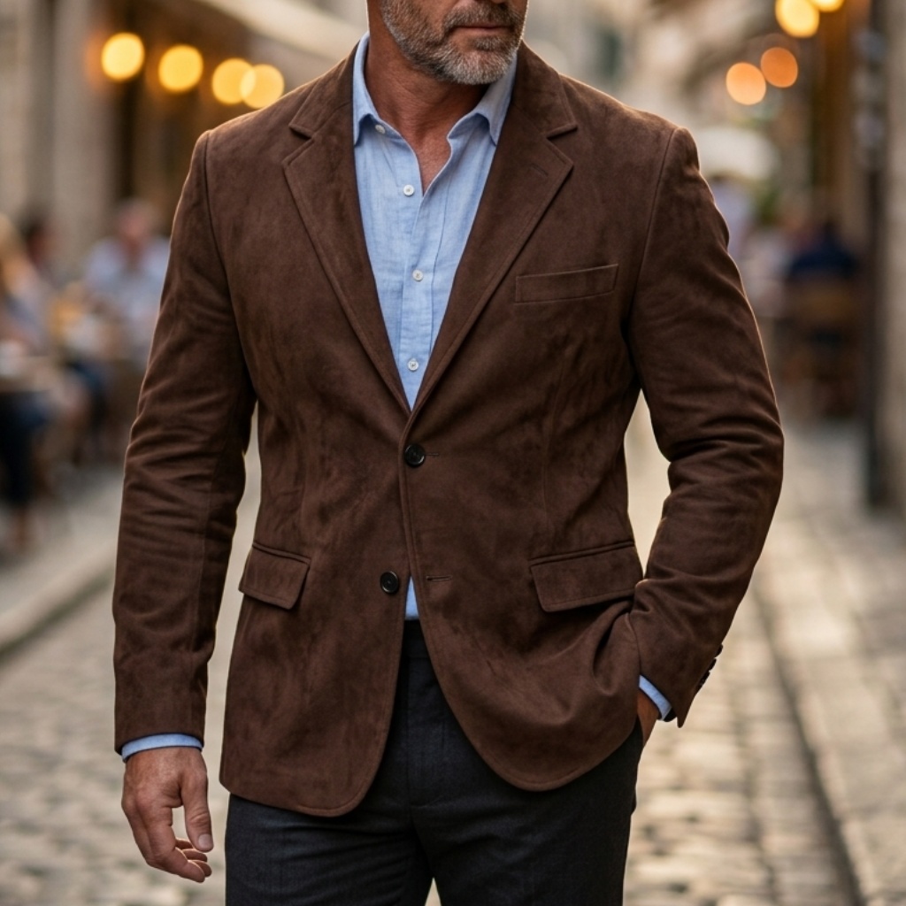 Men's Vintage Smart Casual Sue - Men'S Formal Wear In Winter のレビューと価格