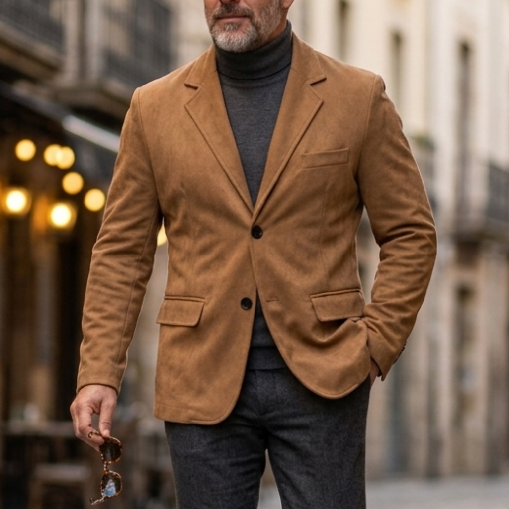 Men's Vintage Smart Casual Sue - Men'S Formal Wear In Winter のレビューと価格
