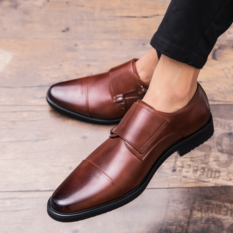 New Men Oxfords Shoes Black an - Men'S Formal Office Wear Shoes のレビューと価格