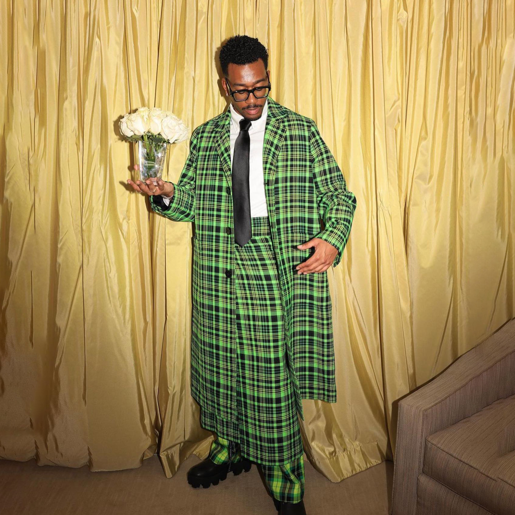 Fashion Men Suits Hip-hop Styl - Men'S Hip Formal Wear のレビューと価格