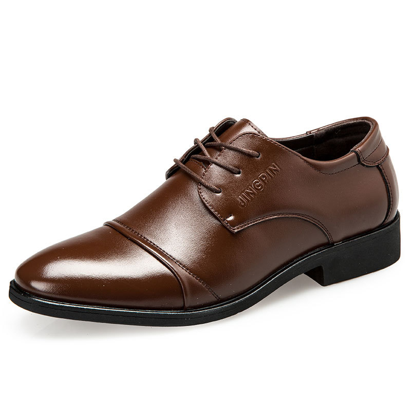 Large-sized men's leather shoe - Formal Wear For Men In Wedding のレビューと価格