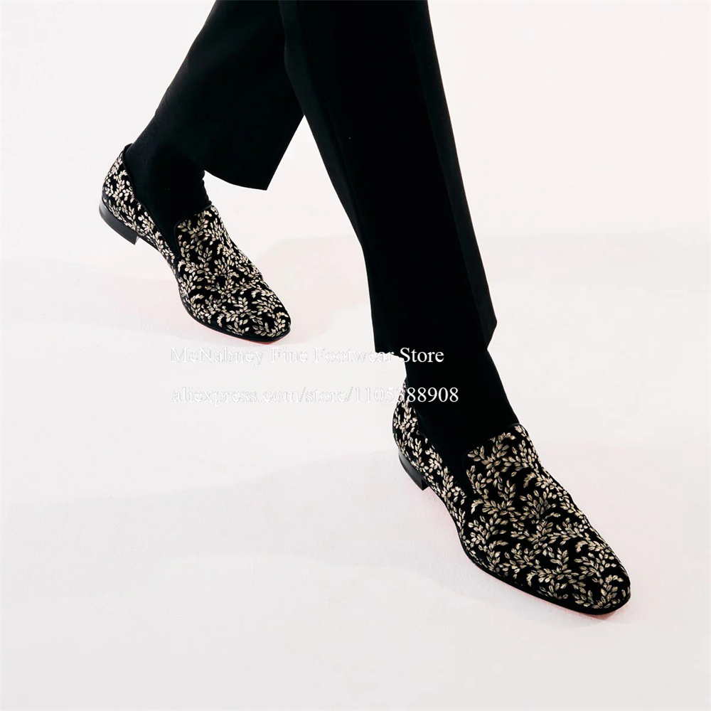 Black Silk Velvet Slip On Loaf - Formal Wear For Men In Wedding のレビューと価格