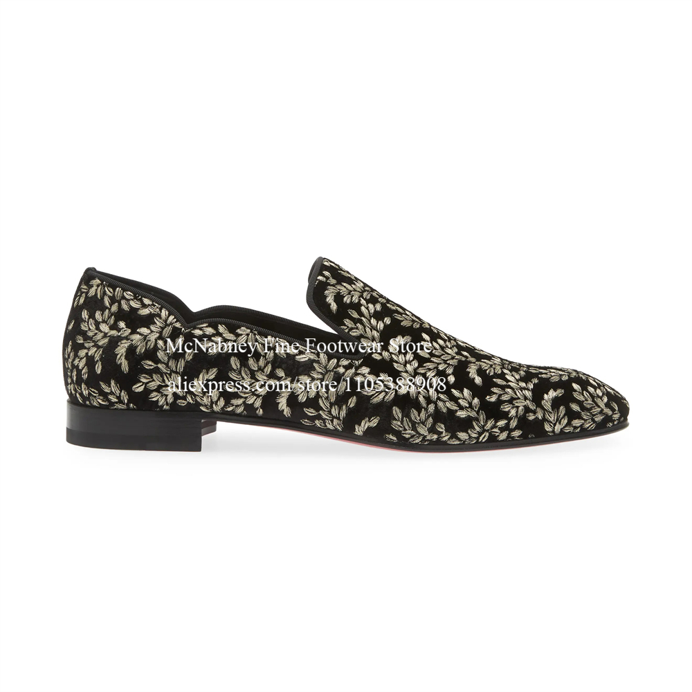 Black Silk Velvet Slip On Loaf - Formal Wear For Men In Wedding のレビューと価格