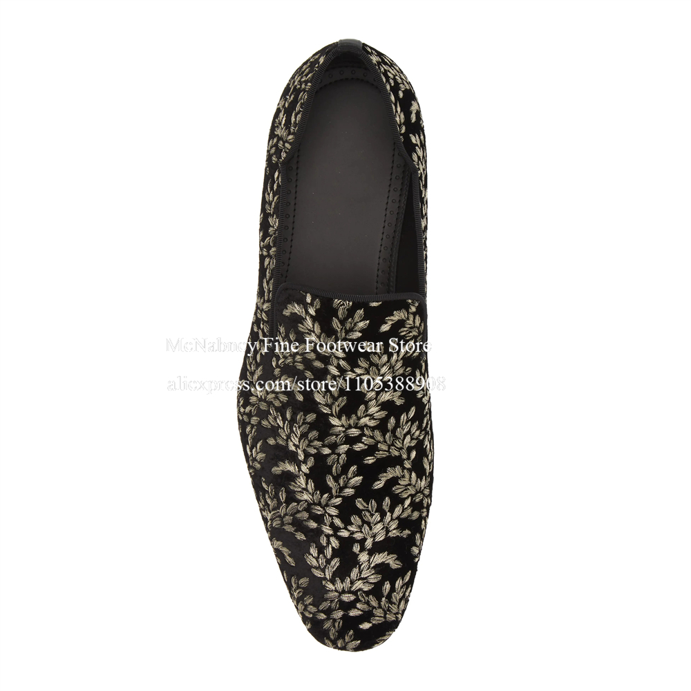 Black Silk Velvet Slip On Loaf - Formal Wear For Men In Wedding のレビューと価格