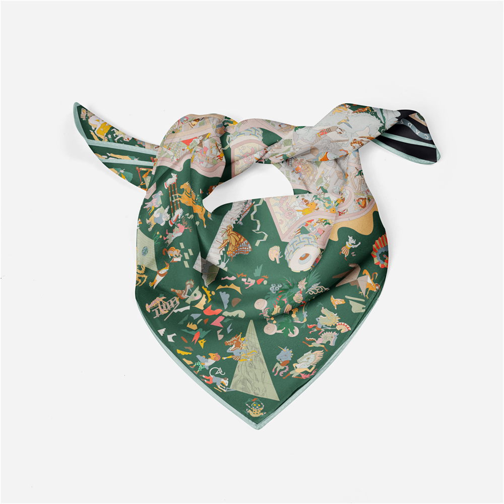 Twill Silk Scarf Woman Fashion - Silk Tie Woven のレビューと価格