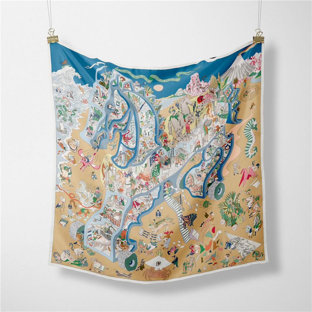 Twill Silk Scarf Woman Fashion - Silk Tie Woven のレビューと価格
