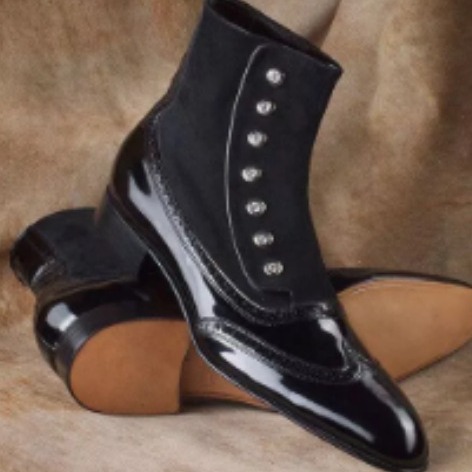Men's Leather Suede Chelsea Bo - Men'S Formal Style のレビューと価格