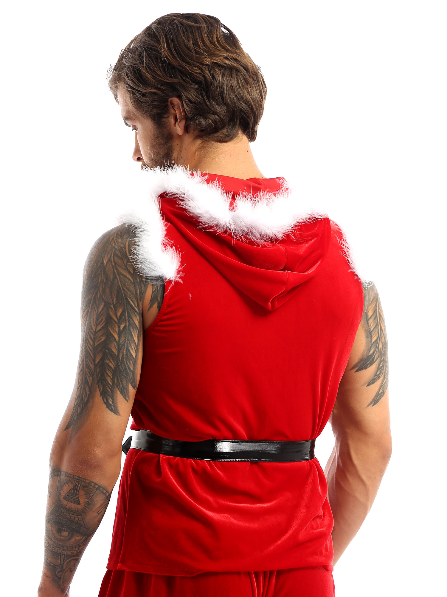 Men Christmas Dress Up Santa C - Men Formal Wear Vest のレビューと価格